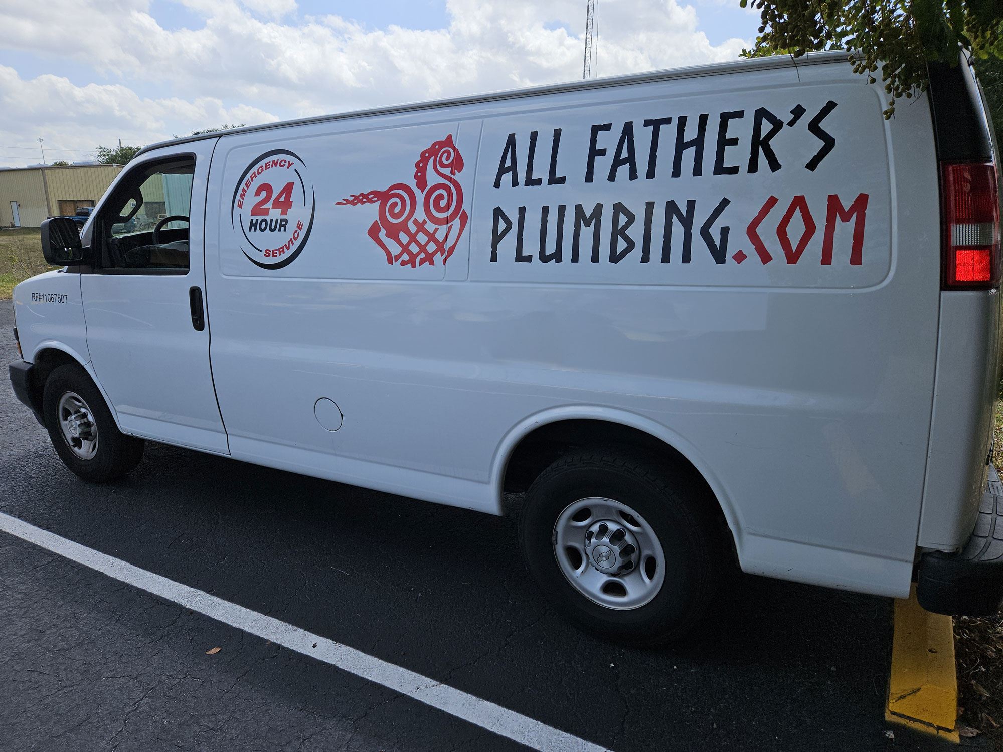 All Father's Plumbing van